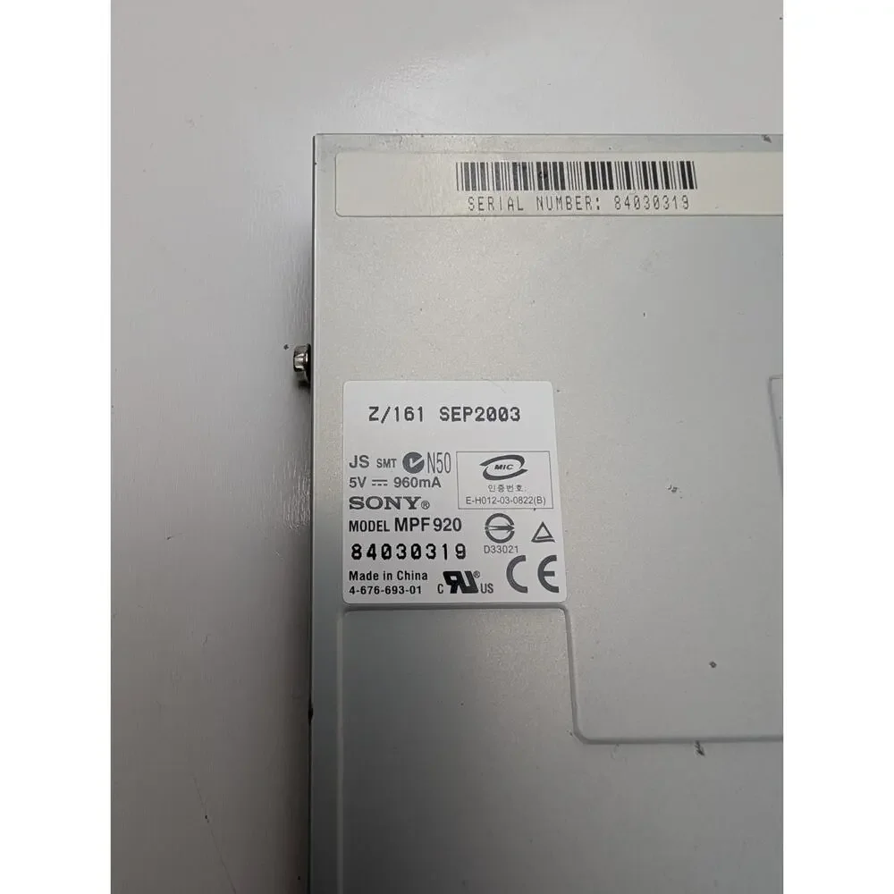 Sony mpf920 121